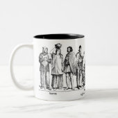 Tasse historischer Kostüme (Links)