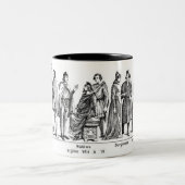 Tasse historischer Kostüme (Mittel)