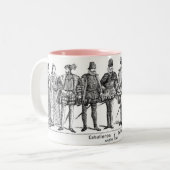 Tasse historischer Kostüme (Vorderseite Links)