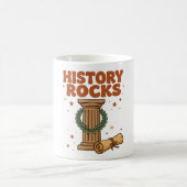 Tasse History Rocks Column Scroll Fun Coffee (Mittel)