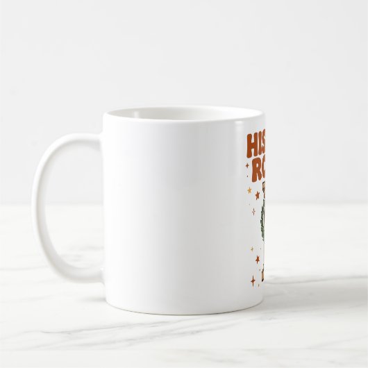 Tasse History Rocks Column Scroll Fun Coffee (Links)