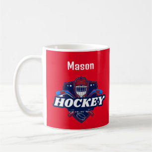 Tasse Hockey Gear - Personalisiert - Name hinzufüg