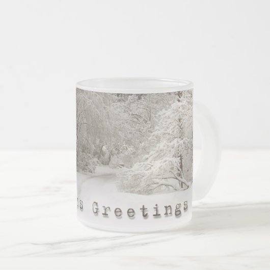 Tasse Holiday Beer Festivals Winterwald Bierglas (VorderseiteRechts)