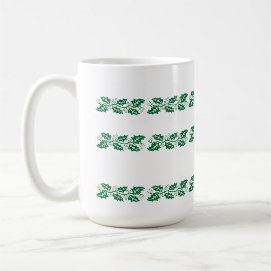 Tasse - Holly-Blätter (Links)