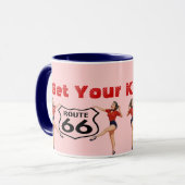 Tasse holt eure Kicks auf der Route 66 Road Trip N (Vorderseite Links)