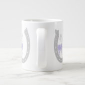 Tasse/Horseshoe mit Pferden Jumbo-Tasse (Rückseite)