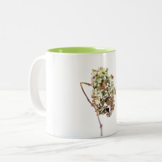 Tasse Hortensie (Vorderseite Links)