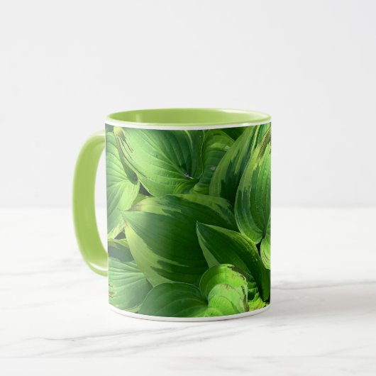 Tasse "Hostas" (Vorderseite Links)