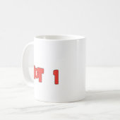 Tasse "Hot 1" (Vorderseite Links)