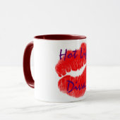 Tasse "Hot Lips Diva I" (Vorderseite Links)
