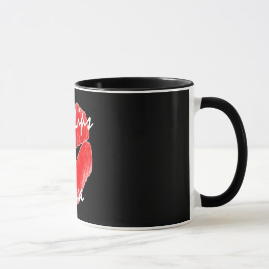 Tasse "Hot Lips Diva" - individuell einstellbar (Rechts)