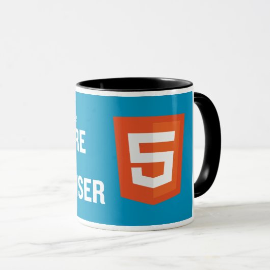 Tasse HTML 5 (VorderseiteRechts)