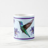Tasse hübsch Geometric Hummingbird/Hibiskus (Mittel)