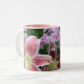 Tasse hübscher Blume (Vorderseite Links)