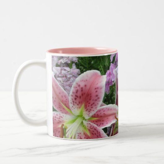 Tasse hübscher Blume (Links)
