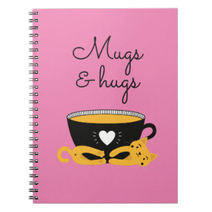 Tasse & Hugs Cat Journal Notizblock