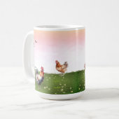 Tasse - Hühner (Vorderseite Links)