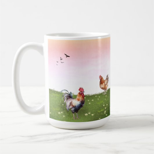 Tasse - Hühner (Links)