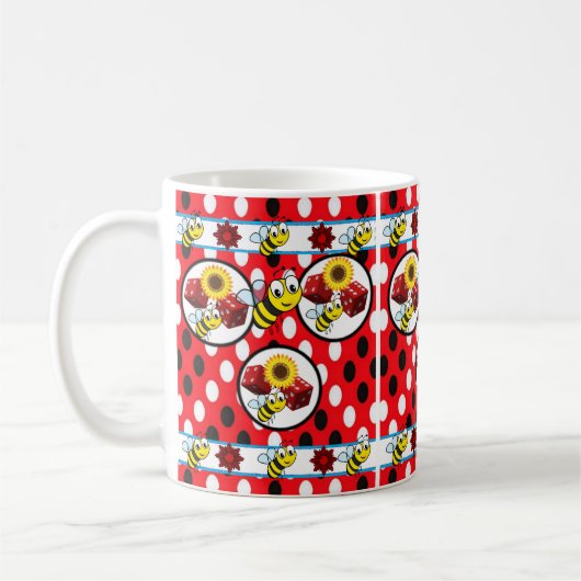 Tasse Hummeln (Links)