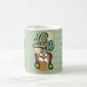 Tasse Hund am St. Patrick's Day (Mittel)