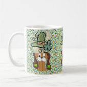 Tasse Hund am St. Patrick's Day (Links)