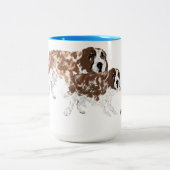Tasse: Hunde Zweifarbige Tasse (Mittel)
