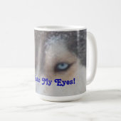 Tasse Husky Blue Eyes (VorderseiteRechts)