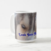 Tasse Husky Blue Eyes (Vorderseite Links)