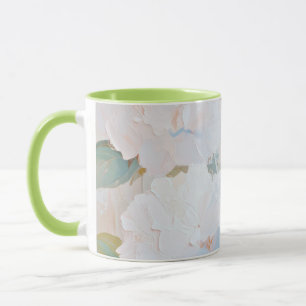 Tasse, Hydrangea Abstrakte Aquarellbilder Tasse