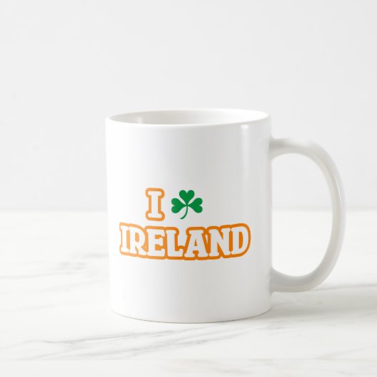 Tasse "I [KLEEBLATT] IRLAND" (Rechts)