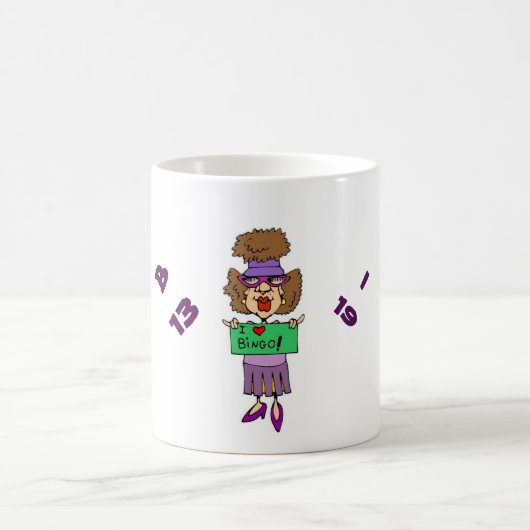 Tasse/I Liebe Bingo Kaffeetasse (Mittel)