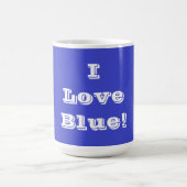 Tasse I Liebe Blau (Mittel)