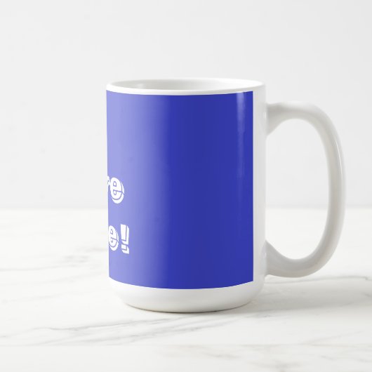 Tasse I Liebe Blau (Rechts)