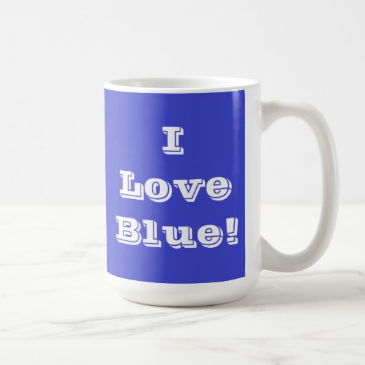 Tasse I Liebe Blau (Rechts)