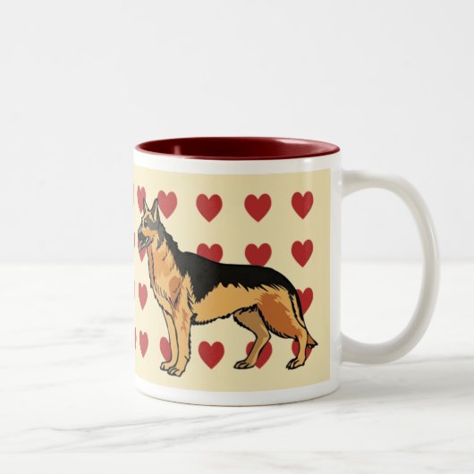 Tasse - i-Liebe Deutsch-Schäfer (Rechts)