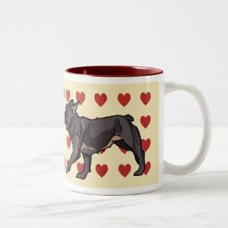 Tasse - i-Liebe-französische Bulldoggen