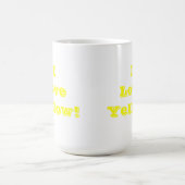 Tasse I Liebe Gelb (Mittel)