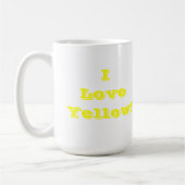 Tasse I Liebe Gelb (Links)