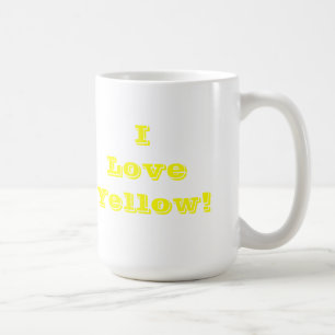 Tasse I Liebe Gelb