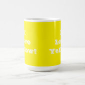 Tasse I Liebe Gelb (Mittel)