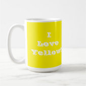Tasse I Liebe Gelb (Links)