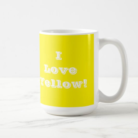 Tasse I Liebe Gelb (Rechts)