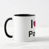 Tasse - i-Liebe mein Pudel (Links)