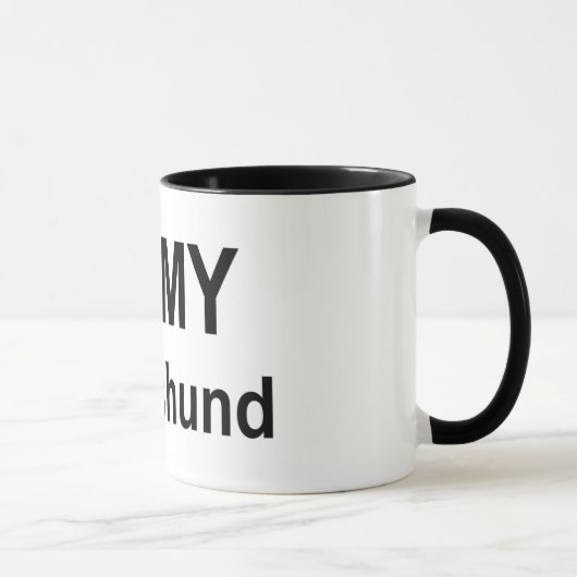 Tasse - i-Liebe meine Dackel (Rechts)