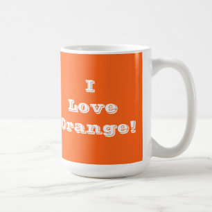 Tasse I Liebe Orange
