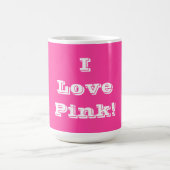 Tasse I Liebe Rosa (Mittel)
