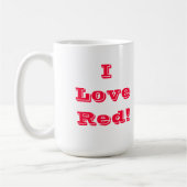 Tasse I Liebe Rot (Links)