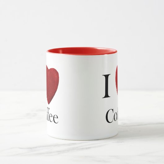 Tasse I love Coffee (Zentrum)