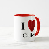 Tasse I love Coffee (VorderseiteRechts)