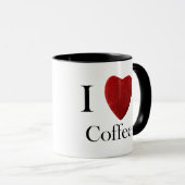Tasse I love Coffee (VorderseiteRechts)